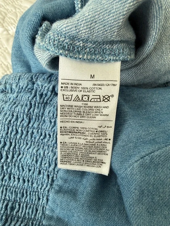 Old Navy Light Blue Denim Jumpsuit - Picture 7 of 10